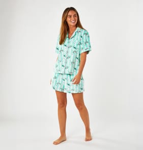 Disney Stitch Ladies Valour Stripe Pyjamas