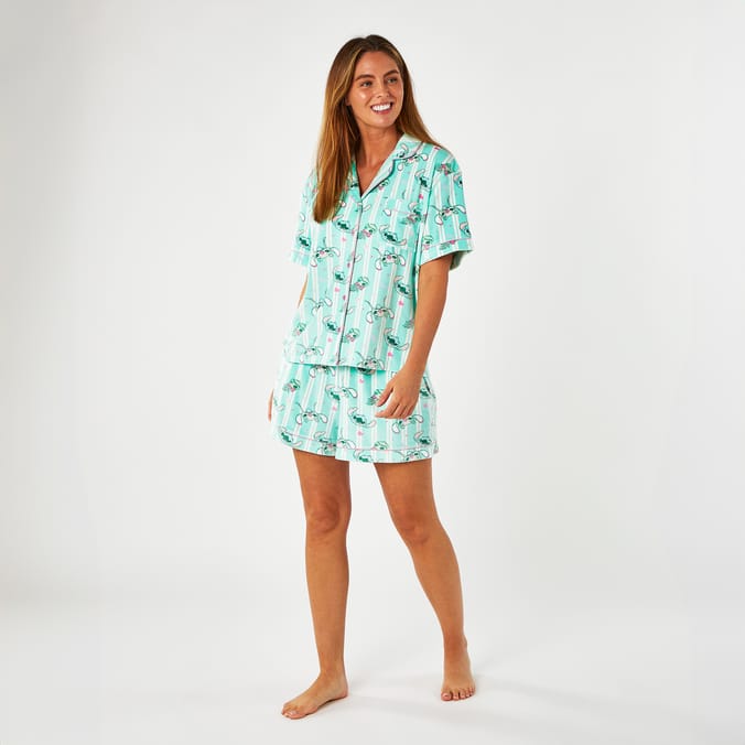 Disney Stitch Ladies Valour Stripe Pyjamas