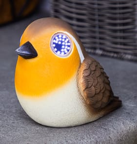 Firefly Solar Light Co Animated Eyes Solar Light - Robin