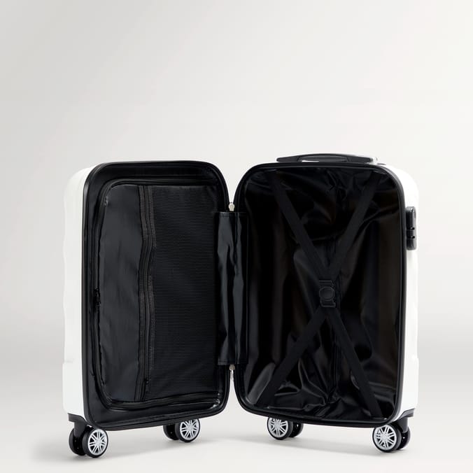 Salisbury Embossed Quilted Shell Suitcase Set Of 3