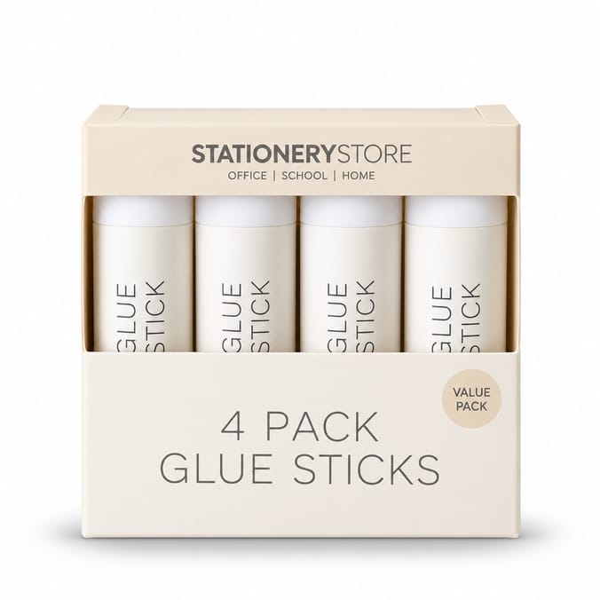 Stationery Store Glue Sticks 15g 4 Pack