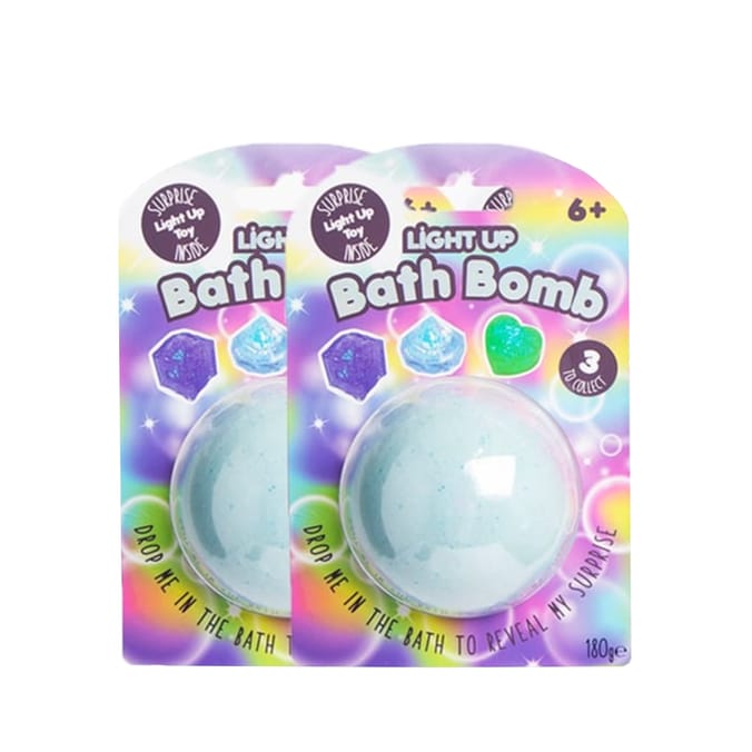 Bath Fizzer Light Up Bath Bomb 180g x2