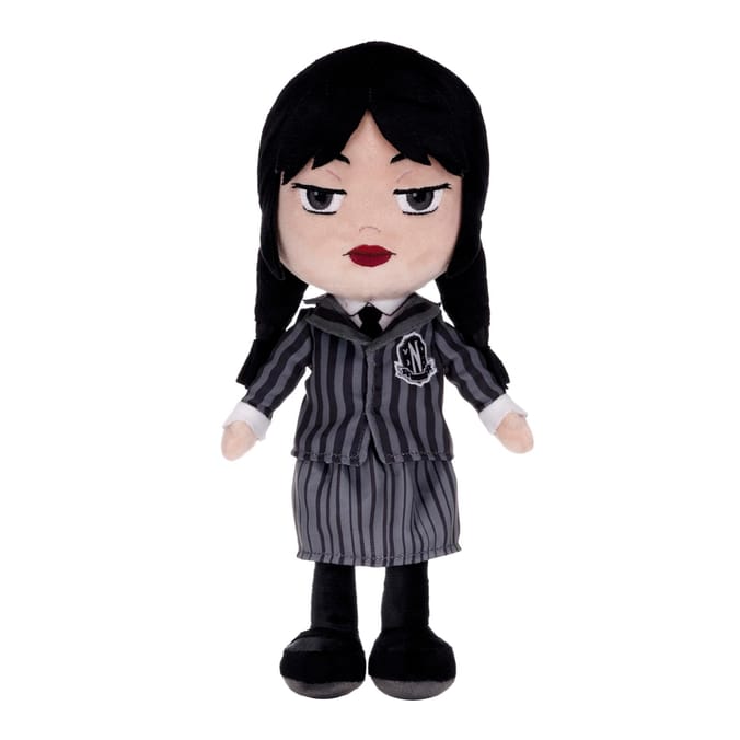 Wednesday Addams in Nevermore Academy Uniform Plush Doll