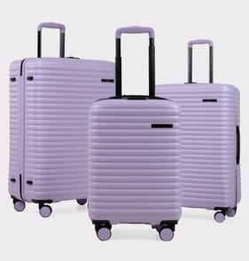 Salisburys Ibiza Hard Shell Suitcase - Lilac