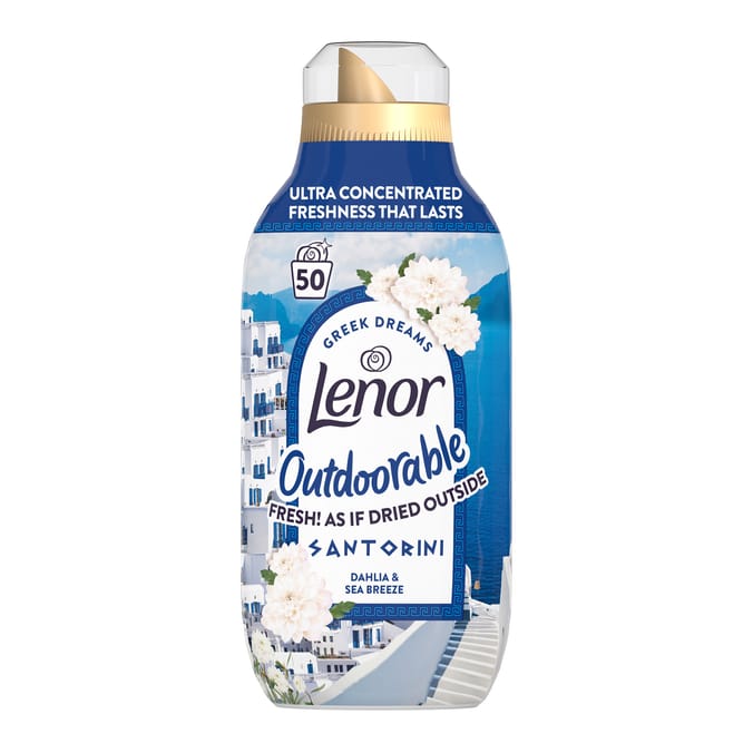 Lenor Outdoorable Fabric Conditioner 50 Washes - Santorini Dahlia & Sea Breeze