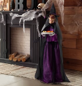Haunted House Animated 4Ft Spooky Witch