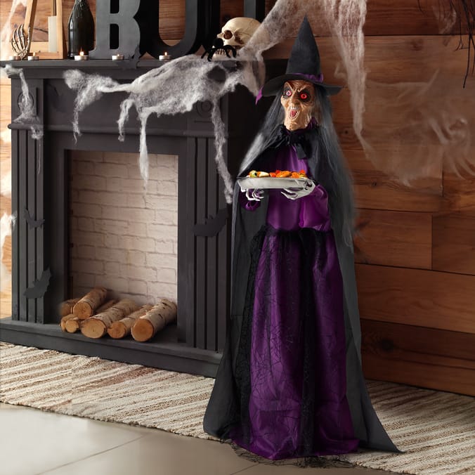 Haunted House Animated 4Ft Spooky Witch