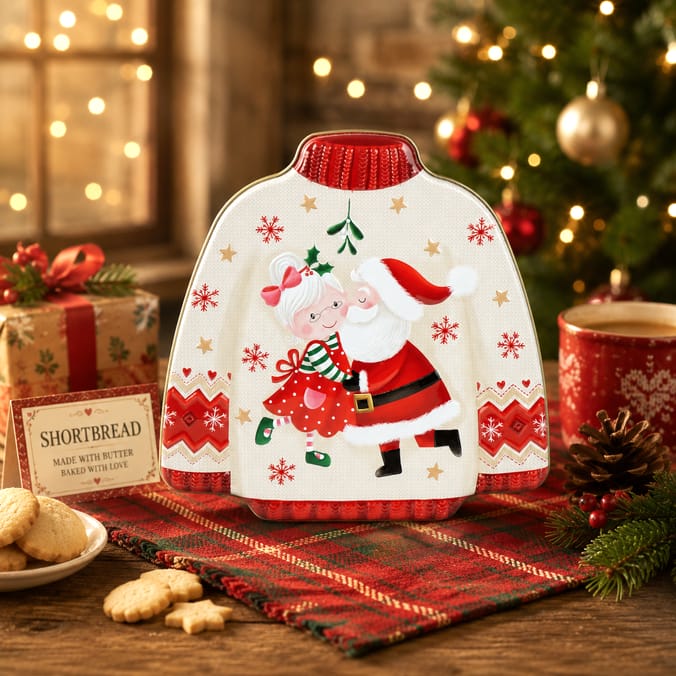 Christmas Jumper Filled Tin 250g