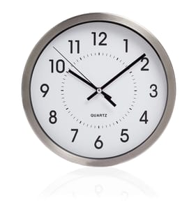 Home Collections 10" Aluminium Clock