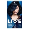 Schwarzkopf Live Intense Colour Black Hair Dye Permanent - Cosmic Blue 090