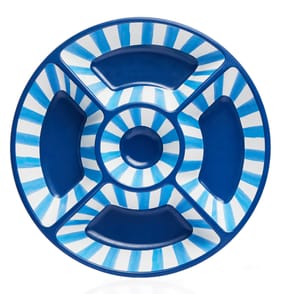 The Outdoor Edit Five Section Tray - Blue