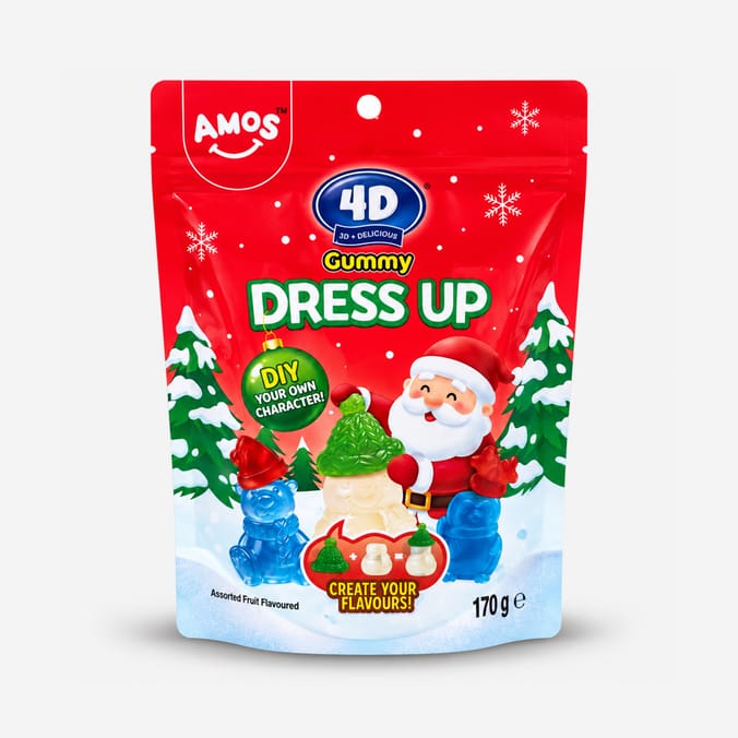 Amos 4D Gummy Dress Up Blocks 170g