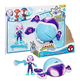 Marvel Spidey and his Amazing Friends Water-Webs Toy Submarine & Action Figure - Ghost Turtle