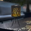 The Outdoor Living Collection Metal Leaf Table Lamp Solar Light