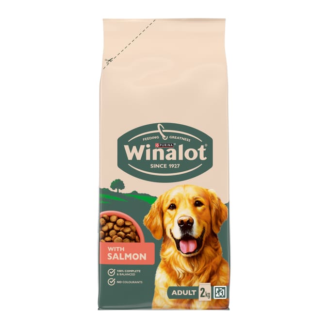 Winalot Dry Dog Food 2kg - Salmon