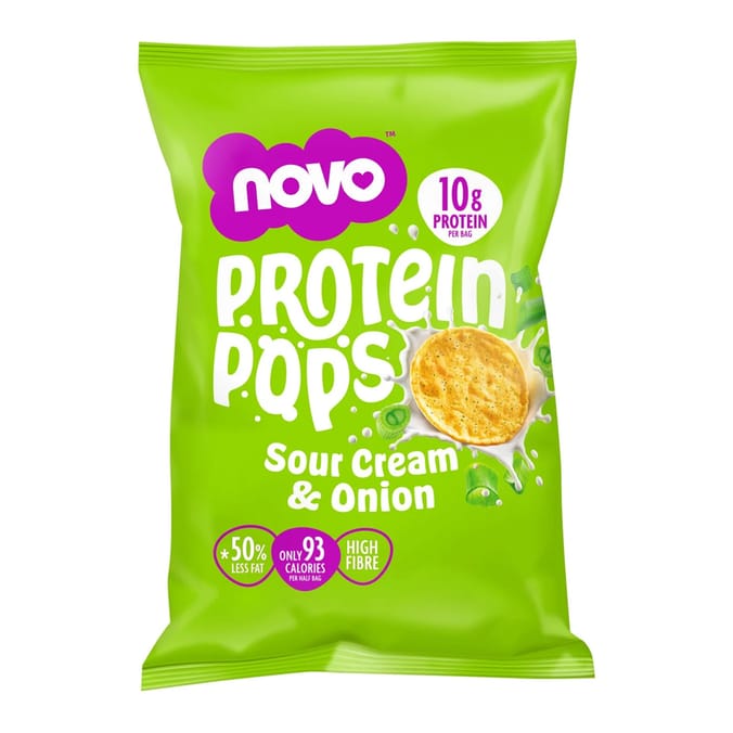 Novo Protein Pops 45g 6 Pack - Sour Cream & Onion