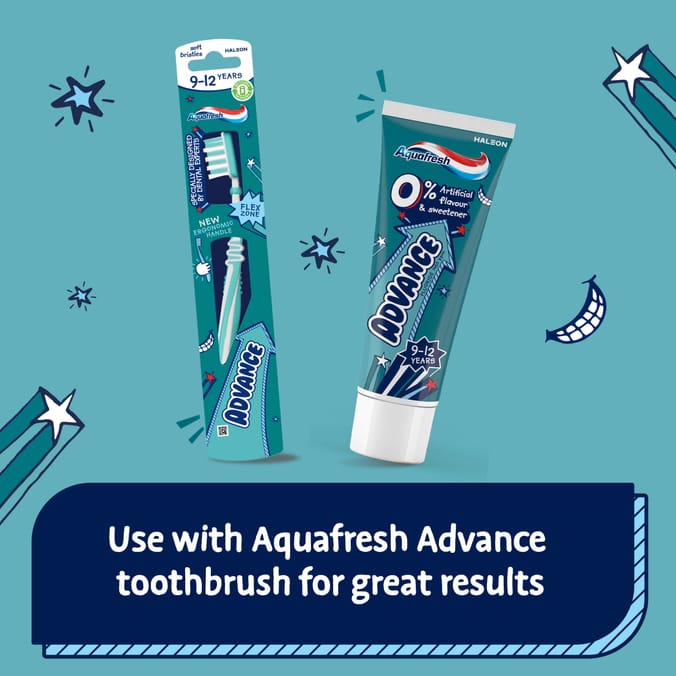 Aquafresh Advance Kids Toothpaste 9-12 Years 75 ml