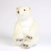 Frosted Spirit Sitting Plush Polar Bear