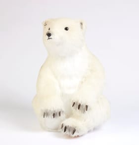 Frosted Spirit Sitting Plush Polar Bear
