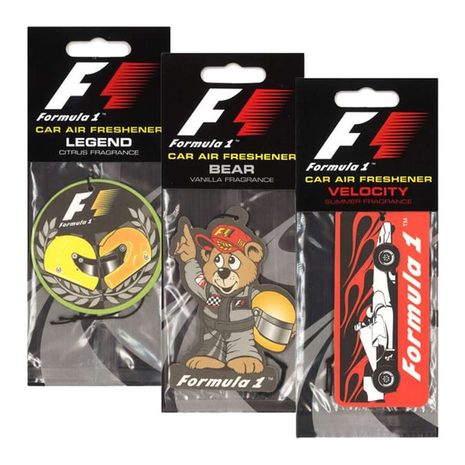 Formula 1 Car Air Freshener x3