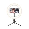 Equatech 13" LED Tri-Pod Social Media Ring Light with Phone Holder