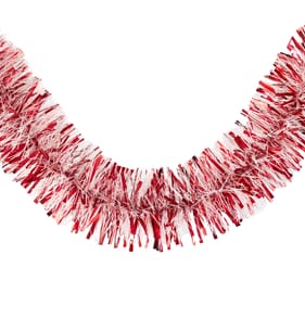 Festive Feeling Luxury Tinsel 2m - Red/White