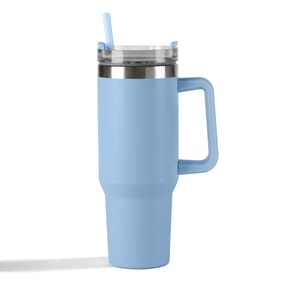 Hydrate 40oz Tumbler With Straw - Light Blue