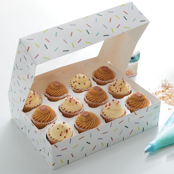 Jane Asher Cupcake Boxes Holds 12 Cupcakes 2 Pack