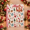 Sleigh Bells Gingerbread Gift Bag