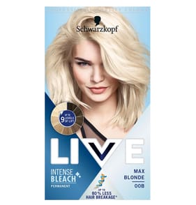 Schwarzkopf Live Intense Bleach Hair Dye - Max Blonde 00B