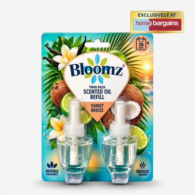 Bloomz Scented Oil Refill Twin Pack 2x 20ml - Sunset Breeze