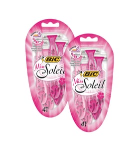 Bic Miss Soleil 4 Pack Shaver x2