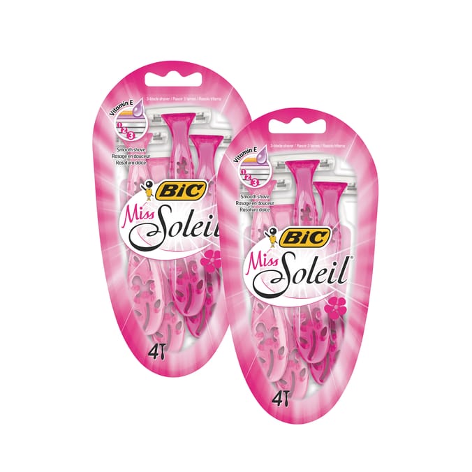 Bic Miss Soleil 4 Pack Shaver x2