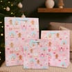 Festive Feeling Gift Bag Set - Gingerbread