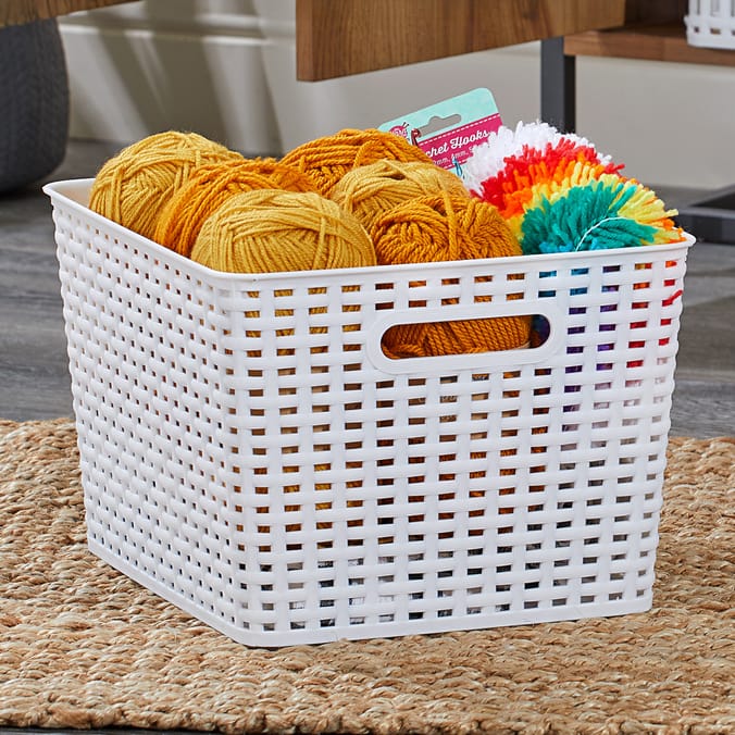 Utility Patterned Storage Basket