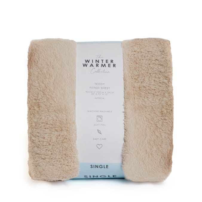 The Winter Warmer Collection Teddy Fitted Sheet