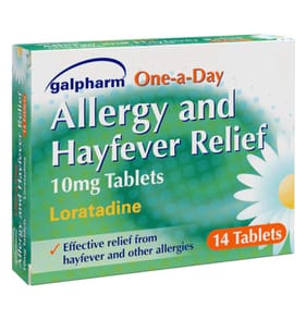 Galpharm One-a-Day Allergy and Hayfever Relief 10mg Tablets 14s (Loratadine)