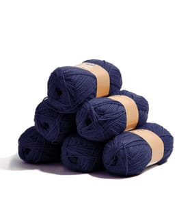 Crafty Things Double Knit Yarn 100g - Navy x6