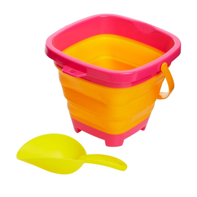 Sun 'N' Fun Collapsible Beach Bucket Home Bargains