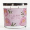 I Blooming Love You Scented Candle - Pink Peony