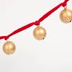 Winter Charm 12 Pieces Bell Christmas Garland 