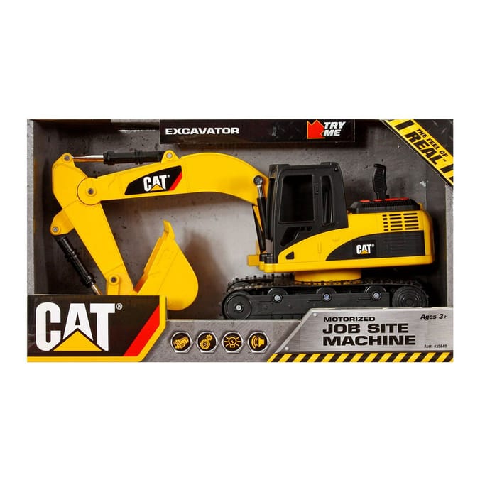 Cat Motorised Job Site Machine Light & Sound Excavator