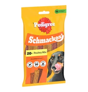 Pedigree Schmackos Poultry Dog Treats 20 Strips