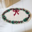 Festive Feeling Wreath Bath Mat