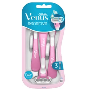 Gillette Venus Sensitive Women's Disposable Razors 3 Pack