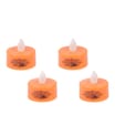 Haunted House LED Flickering Tealights 4 Pack