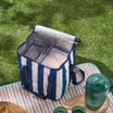 Summer Large Cooler Bag - Blue Stripe 