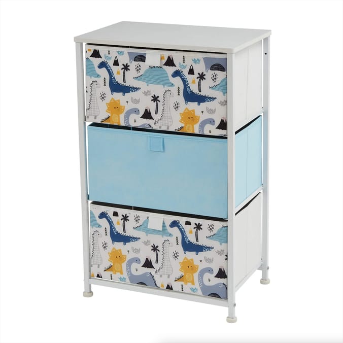 Liberty House Toys Dinosaur 3 Drawer Kids Storage Chest