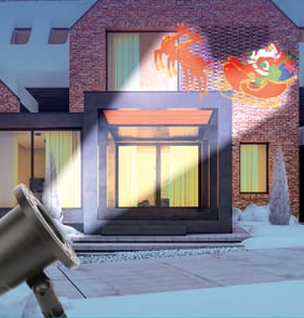 Prestige LED Animated Santa And Sleigh Projector