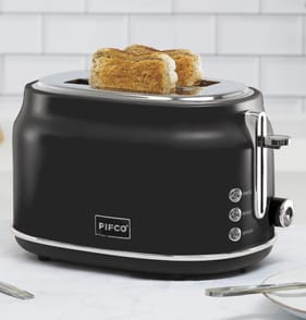 Pifco 2 Slice Classic Toaster - Black